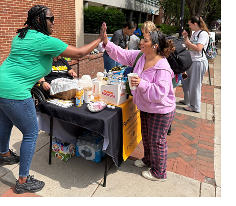 Students and Family Council at event